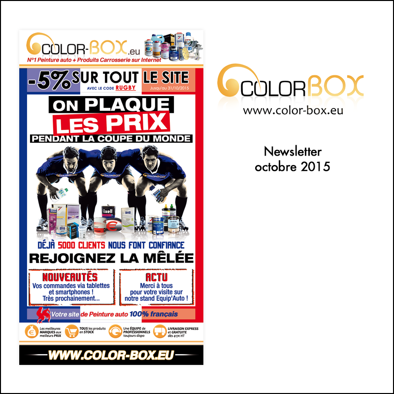 Newsletter Promotionnelle // Colorbox.eu
