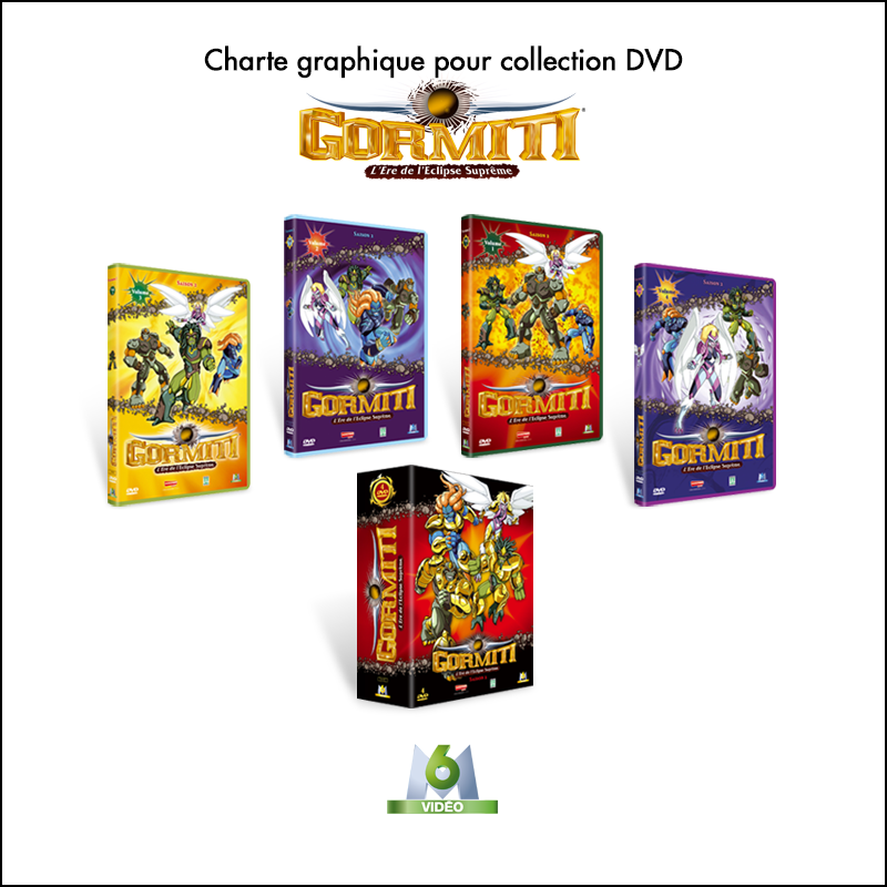 Charte graphique pour collection DVD // M6 Video