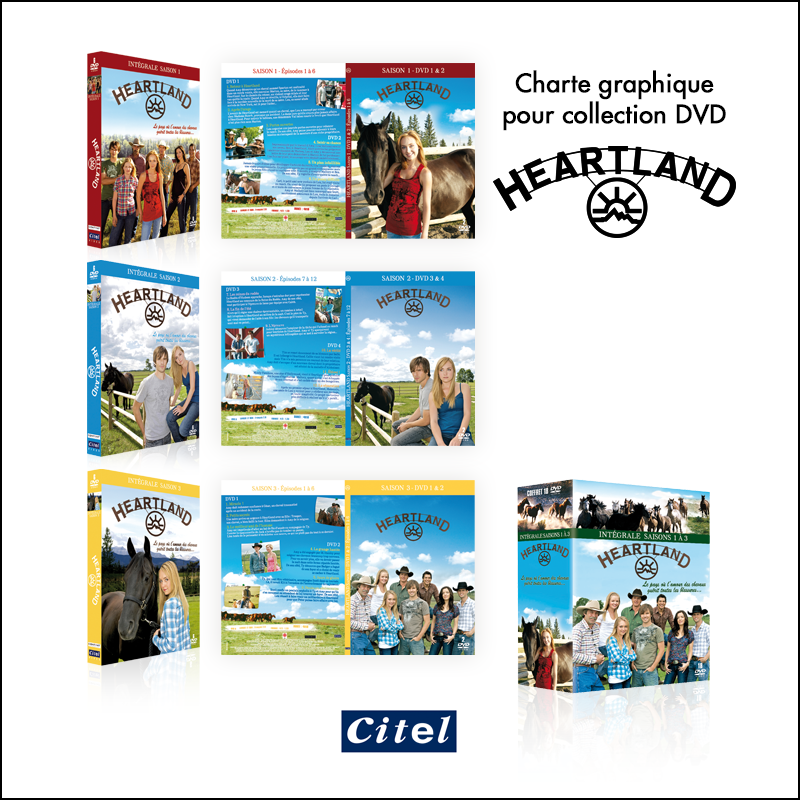 Charte graphique collection DVD // Citel Video