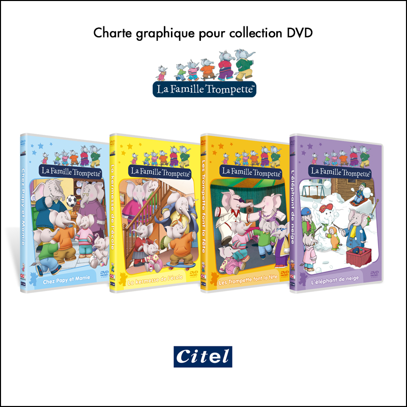 Charte graphique collection DVD // Citel Video