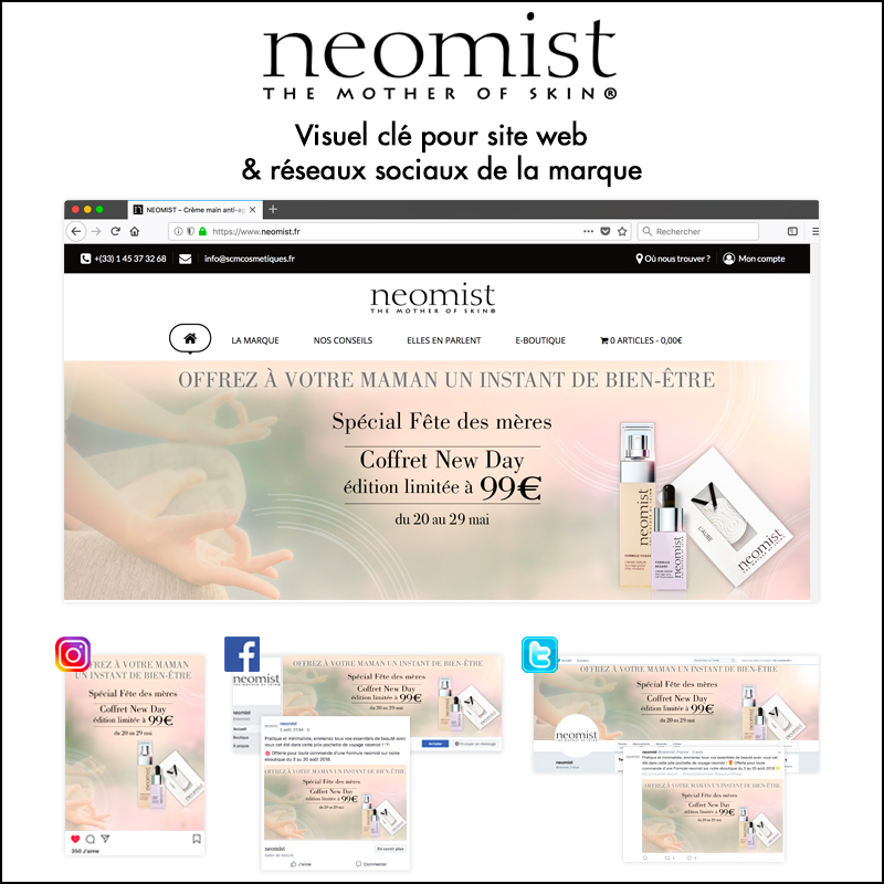 Bannière web + Publications Réseaux sociaux // Neomist