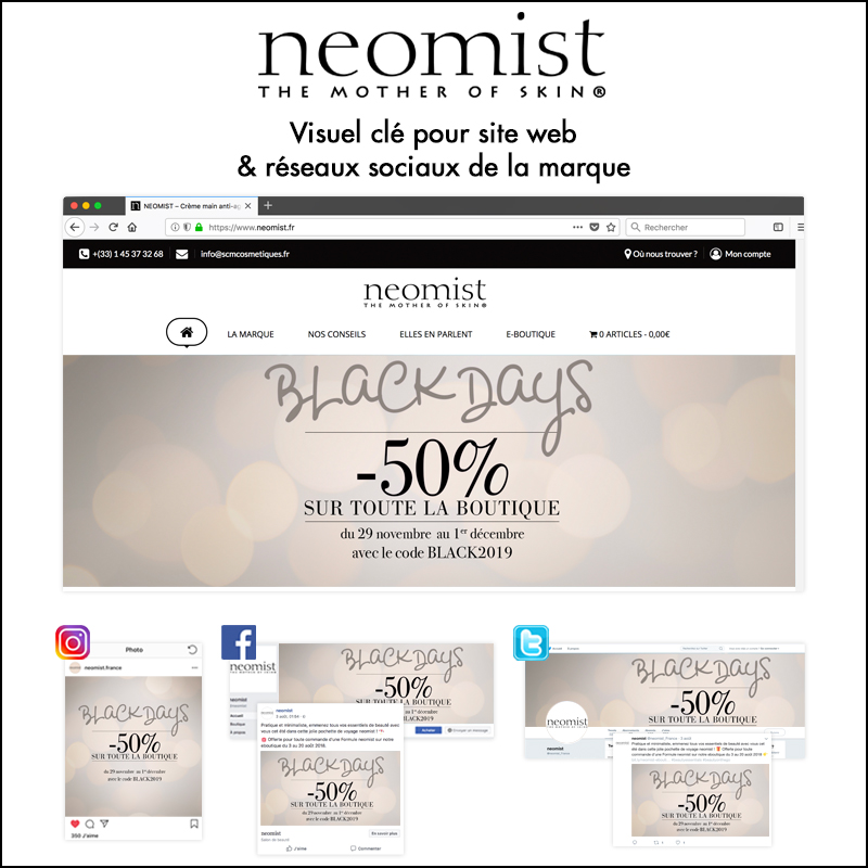 Bannière web + Publications Réseaux sociaux // Neomist